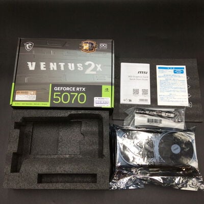 【秋葉原本店】中古  MSI　GeForce　RTX　5070　12G　ＶＥＮＴＵＳ　2Ｘ　ＯＣ 3410013855 