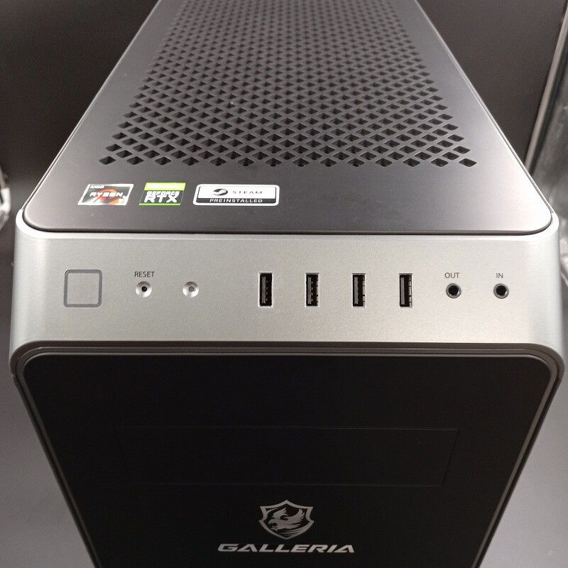 中古 GALLERIA ZA7R-R38T(Ryzen 7 5800X/32GB/SSD1TB/なし