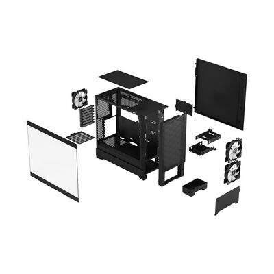 Fractal Design  Pop Air RGB Black TG Clear Tint FD-C-POR1A-06 (ATX)