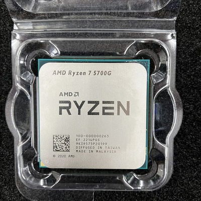 【大須店】中古  AMD Ryzen 7 5700G (AM4/3.8GHz/20M/C8/T16/65W) 146739