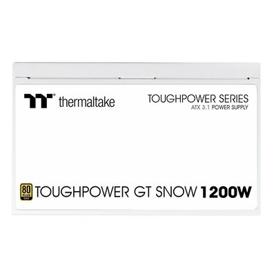 Thermaltake  TOUGHPOWER GT/1200W ATX 3.1 Snow PS-TPT-1200FNFAGJ-W (1200W ホワイト) 