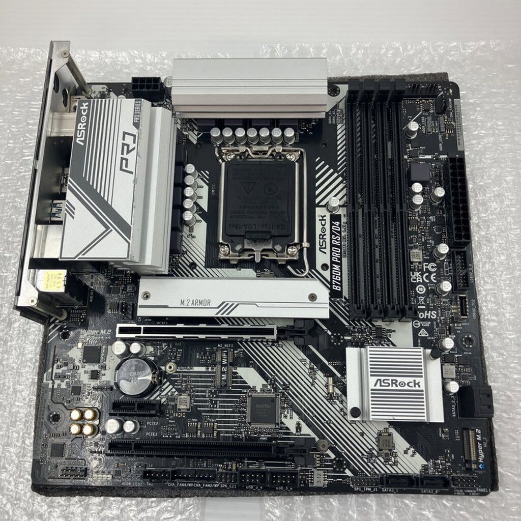 中古 ASRock B760M Pro RS/D4 (B760 1700 mATX DDR4) 167297 （365430