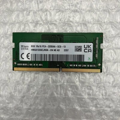 【秋葉原本店】中古  PC4-25600 8GB ノート用(DDR4-3200) 158771 