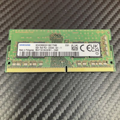【富士青葉店】中古  Samsung M471A1K43EB1-CWE (PC4-25600 8GB ノート用DDR4-3200)  5070002251 