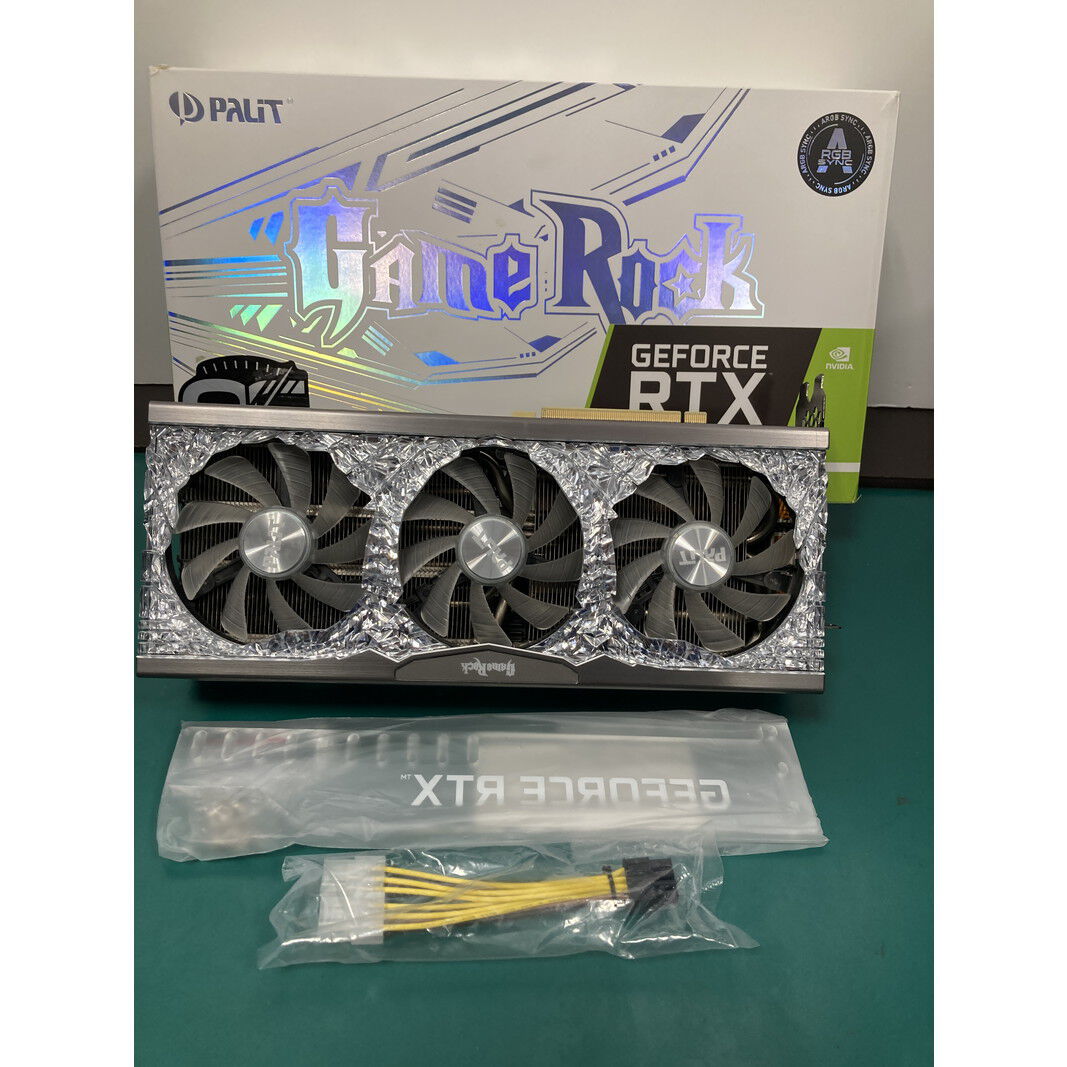 (中古)Palit GAMEROCK OC RTX3080 非LHR Palit Products - GeForce RTX™ 3080 GameRock OC ::