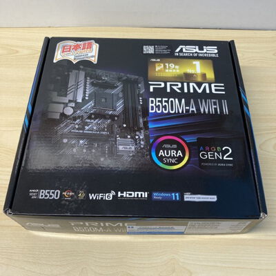 【博多店】中古  ASUS PRIME B550M-A(WI-FI) (B550 AM4 mATX DDR4) 142904 