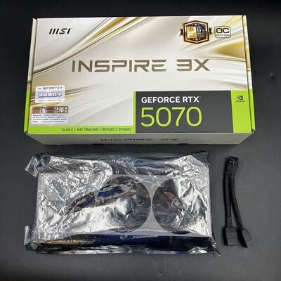 【大須店】中古  GeForce RTX 5070 12G INSPIRE 3X OC 3120023327 