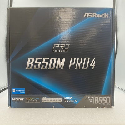【新潟店】中古  ASRock B550M Pro4 (B550 AM4 mATX DDR4) 142938 