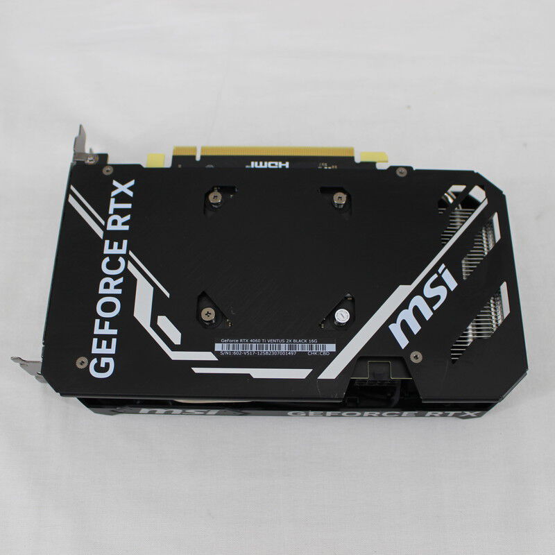 【中古】msi Geforce RTX4060ti Ventus 2X 8GOC 中古】MSI GeForce RTX 4060 Ti VENTUS 2X BLACK 8G OC