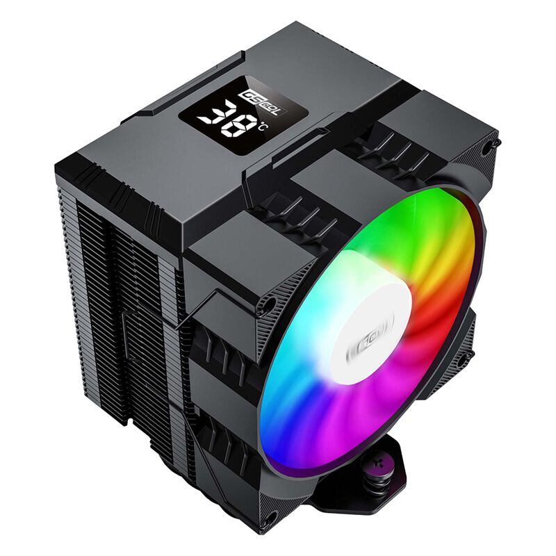 AINEX G-130BK (92mmファン&温度LCD搭載 Intel&AMD用 CPUクーラー