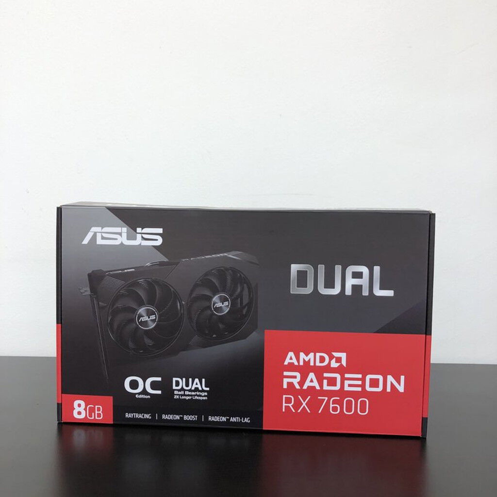 中古 ASUS DUAL-RX7600-O8G-V2 (RX7600 8G) 162744 （367046