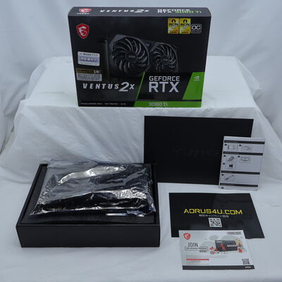 【通販センター】中古  MSI GeForce RTX 3060 Ti VENTUS 2X OCV1 LHR （RTX3060Ti 8GB） 3480042580 