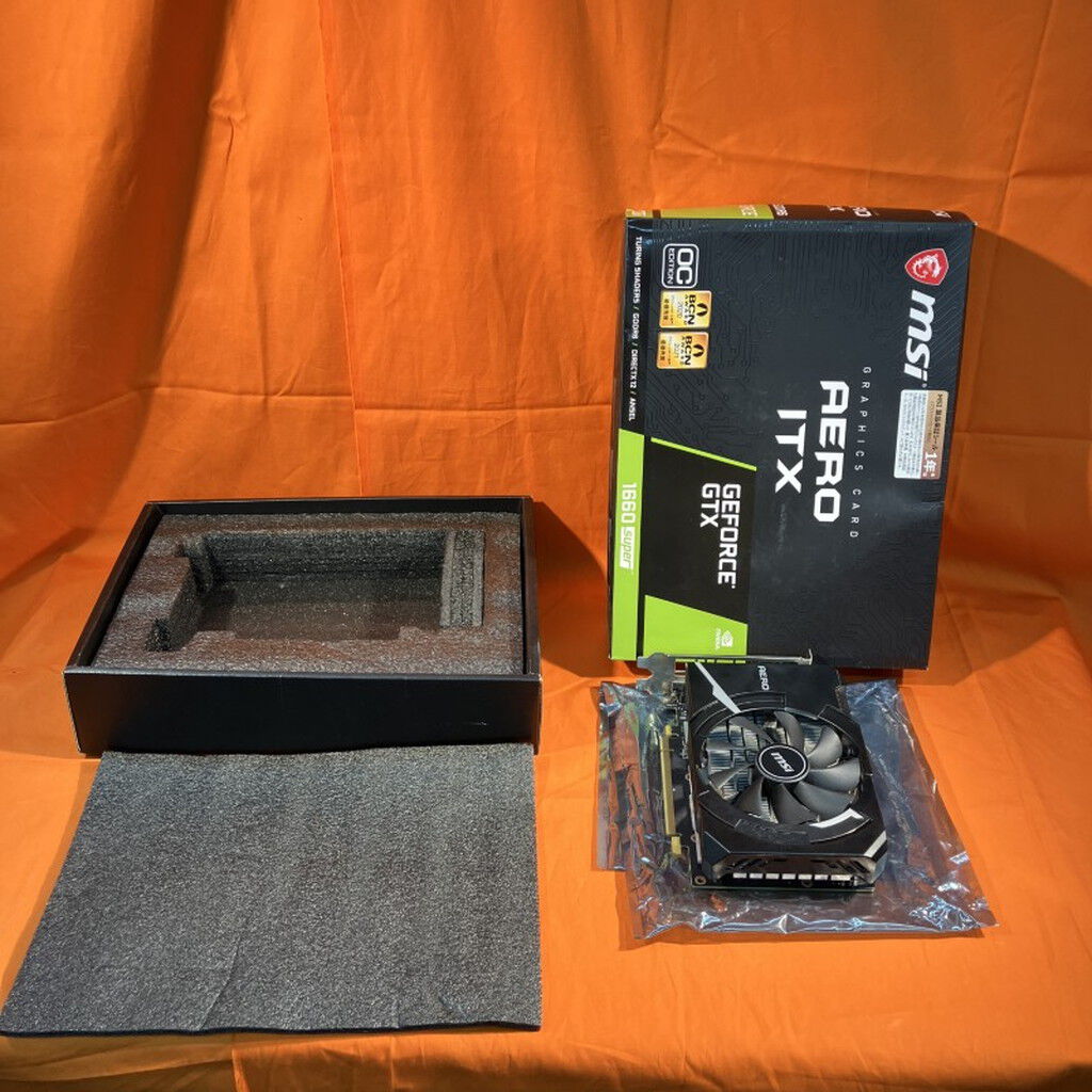 中古 MSI GeForce GTX 1660 SUPER AERO ITX OC (GTX1660 SUPER