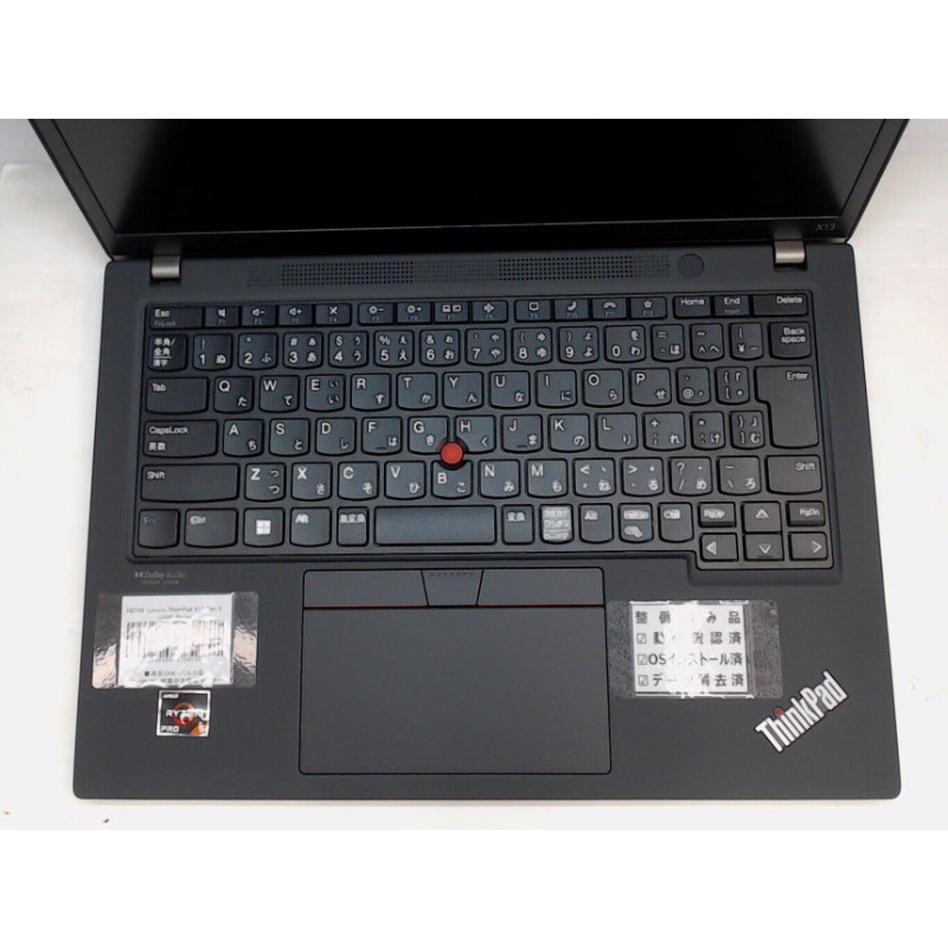 中古 Lenovo ThinkPad X13 Gen 2 (AMD Ryzen 5 Pro 5650U 2.3GHz