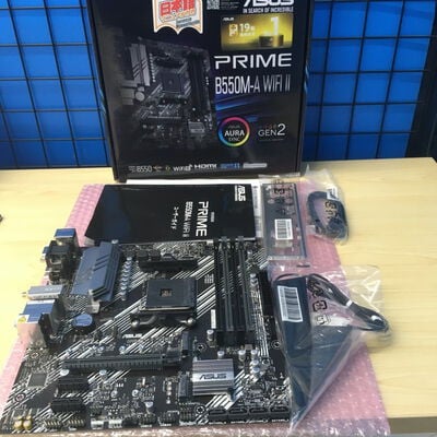 【博多店】中古  ASUS PRIME B550M-A WIFI II (B550 AM4 mATX DDR4) 3310005854 