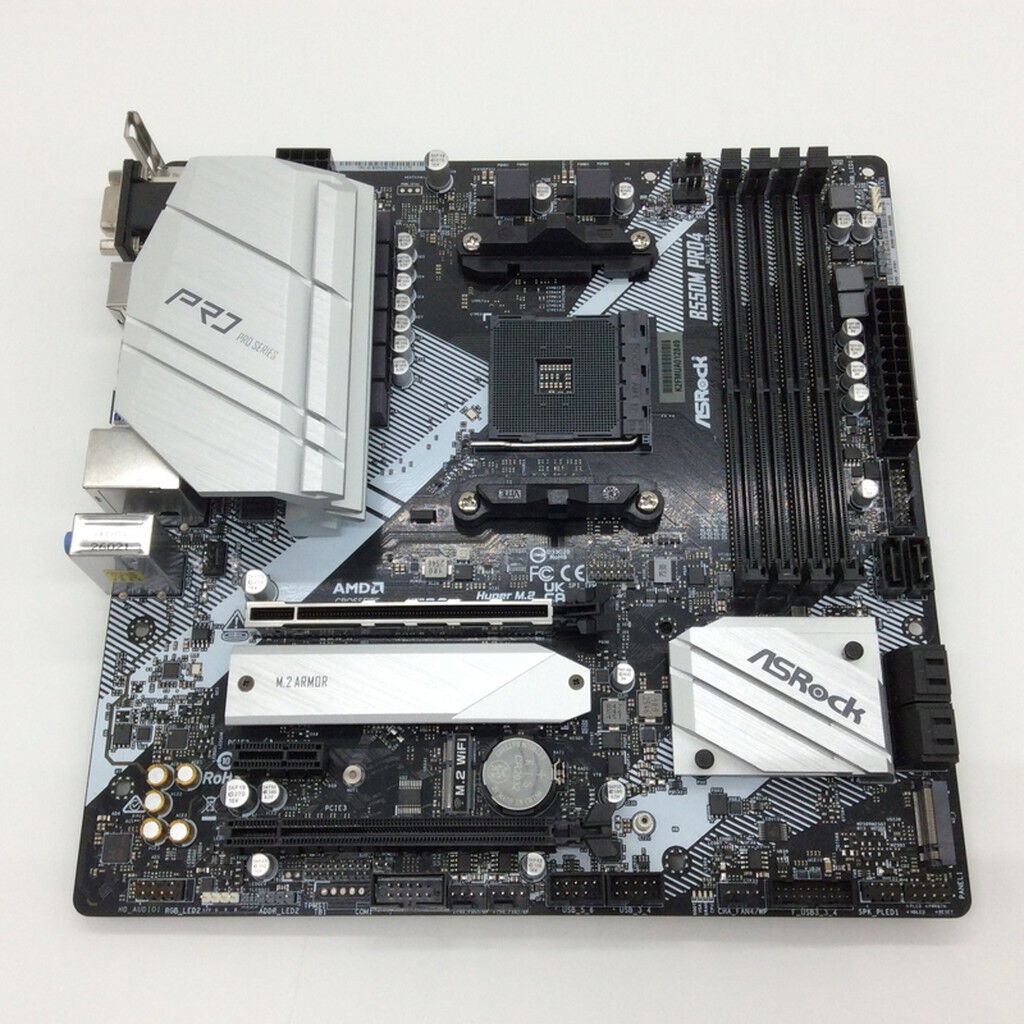 中古 ASRock B550M Pro4 (B550 AM4 mATX DDR4) 142938 （343395