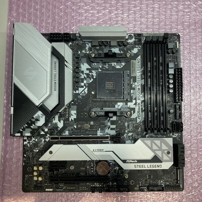 【博多店】中古  ASRock B550M Steel Legend (B550 AM4 mATX DDR4) 142939 