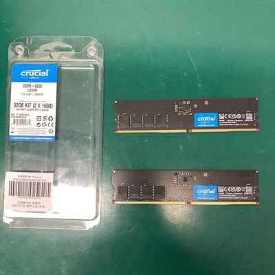 【神戸・三宮店】中古  Crucial CT2K16G56C46U5(DDR5 PC5-44800 16GBx2) 3430005798 