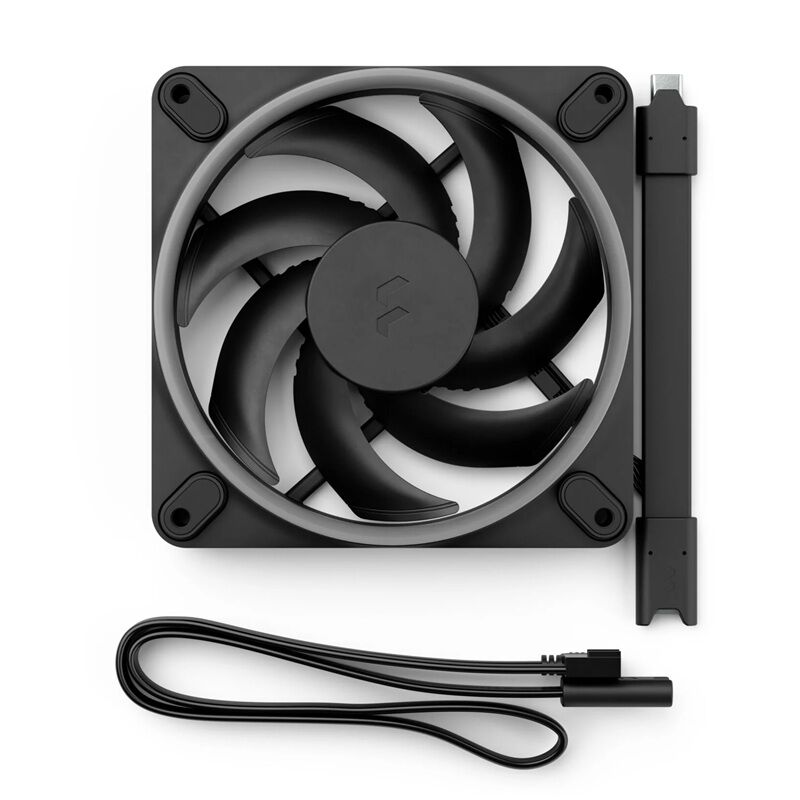 Fractal Design Momentum 12 RGB Black FD-F-MR1-1201 (ブラック