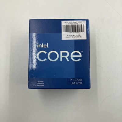 【なんば店】中古  INTEL Core i7 12700F  (1700/2.1G/25M/C12/T20) 148611 