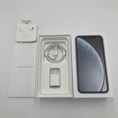 【白山FM松任店】中古  【SoftBank】 Apple iPhoneXR 6.1インチ 128GB (ホワイト)  MT0J2J/A 138436 