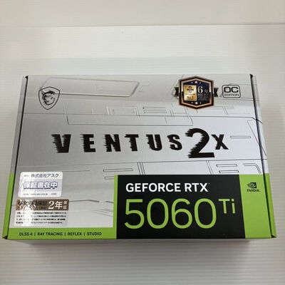 【秋葉原本店】中古  MSI GeForce RTX 5060 Ti 16G VENTUS 2X OC WHITE PLUS (RTX5060Ti 16G) 3410014584 
