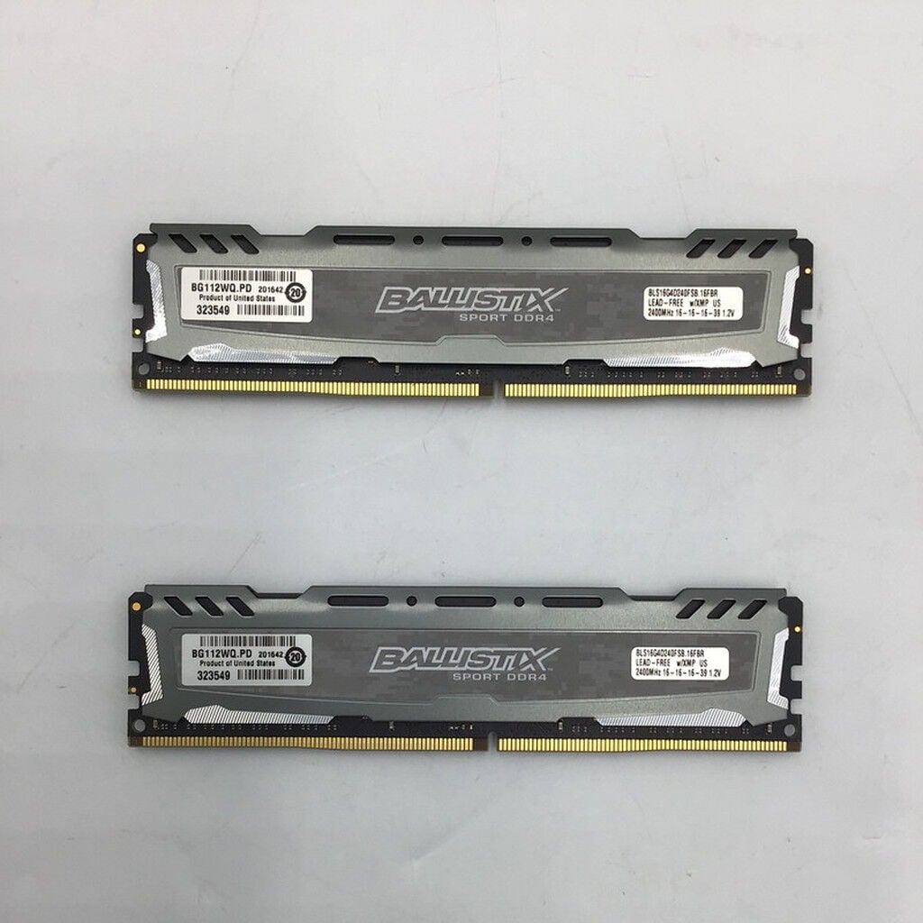 中古 16GB 2枚組(合計32GB) PC4-19200/DDR4-2400 デスクトップ用