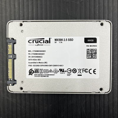 【大須店】中古  crucial MX500 2.5SSD 500GB 3330003032 