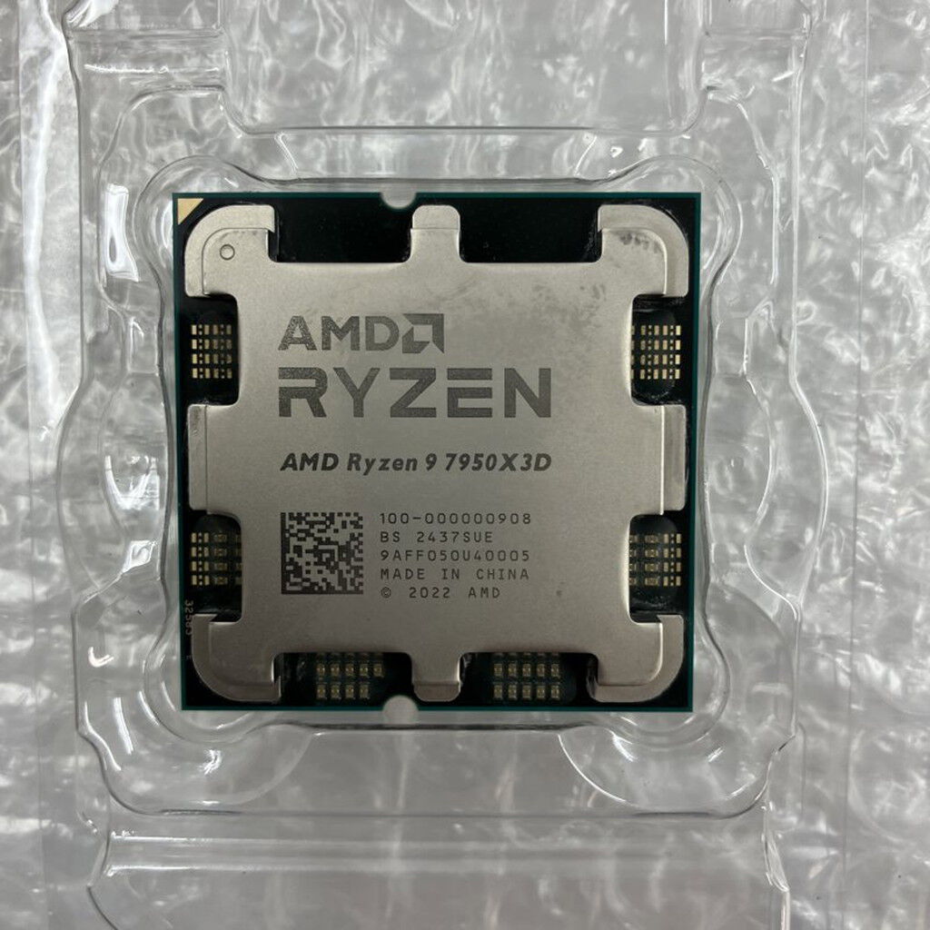 AMD Ryzen 9 7950X3D　ジャンク品 中古 AMD Ryzen 9 7950X3D (AM5/4.2/144M/C16/T32/120W) 156788