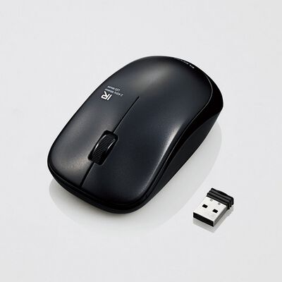 エレコム  M-IR07DRBK (無線IRマウス 3ボタン ブラック) 