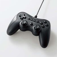 エレコム  JC-GP20SBK (有線スタンダードゲームパッド GP20S ストレート配置) 