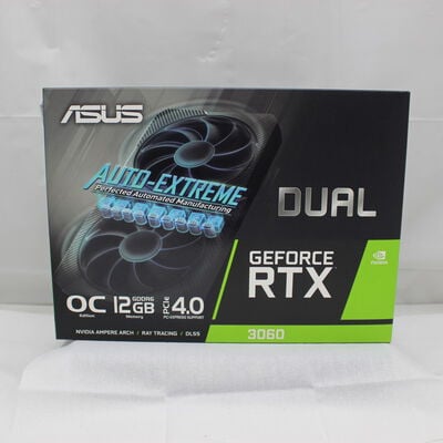 【通販センター】中古  ASUS DUAL-RTX3060-O12G-V2 (RTX3060 12GB) 175497 