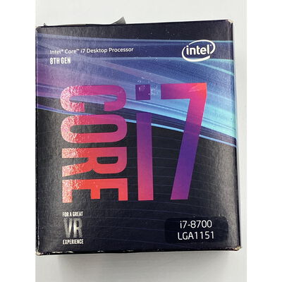【座間相武台】中古  INTEL Core i7 8700 (1151/3.20GHz/12M/C6/T12) 136198 