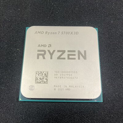 【大宮店】中古  AMD Ryzen 7 5700X3D (AM4/3.0/100M/C8/T16/105W) 169617 