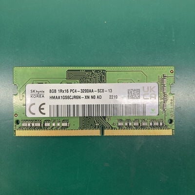【浦添城間店(沖縄)】中古  PC4-25600 8GB ノート用(DDR4-3200) 158771 