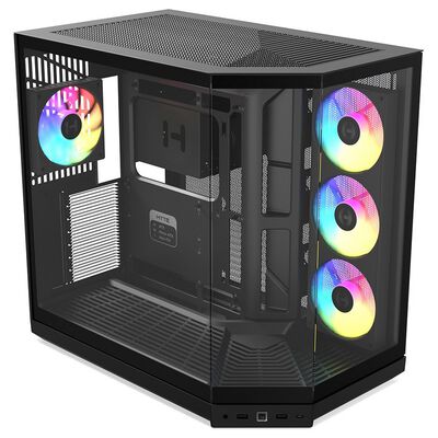 HYTE  Y50 RGB Pitch Black (E-ATX ガラスパネル ブラック) 