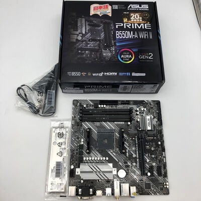 【大分店】中古  ASUS PRIME B550M-A WIFI II (B550 AM4 mATX DDR4) 4860001178 