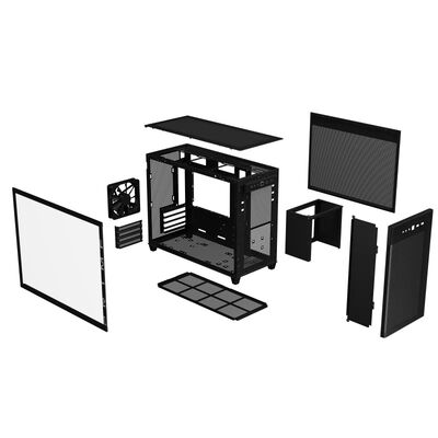 ASUS  Prime AP201 Tempered Glass MicroATX Case (AP201 ASUS PRIME CASE TG ブラック) 