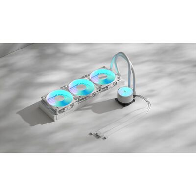 Fractal Design  Radius 360 RGB White FD-W-RA1-3603 (360mm ARGB ホワイト) 