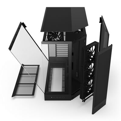 NZXT  H9 FLOW CM-H92FB-01 (E-ATX ガラス ブラック) 