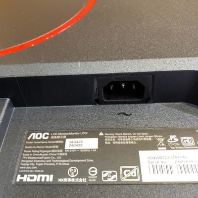 【座間相武台】中古  AOC 24G42E（フルHD 1920x1080 180Hz） 4510003153 