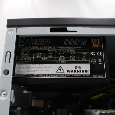 【通販センター】中古  インバースネット FRONTIER(AMD Ryzen 7 5700X/16GB DDR4 (PC4)/SSD1TB/DVDマルチ/NVIDIA GeForce RTX 3060 Ti 8GB/W11H64 MAR) 192901【4/23値下げ!】 