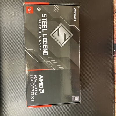 【富士青葉店】中古  ASRock RX9070XT SLD 16G Steel Legend Dark 16GB (RX9070XT 16G) 176936 
