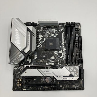 【なんば店】中古  ASRock B550M Steel Legend (B550 AM4 mATX DDR4) 142939 