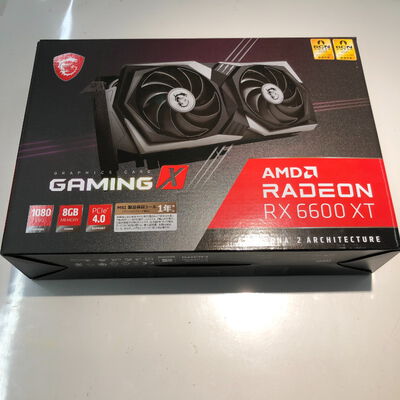 【姫路店】中古  MSI Radeon RX 6600 XT GAMING X 8G (RX6600XT 8GB) 146750 