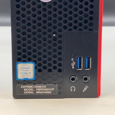 【熊本浜線店】中古  富士通 FMVD4501CP (INTEL Core i3 9100/8GB/SSD500GB/DVD-ROM/なし/W11P) 5370001372 