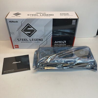 【京都店】中古  ASRock RX9070XT SL 16G Steel Legend 16GB (RX9070XT 16G) 176937 