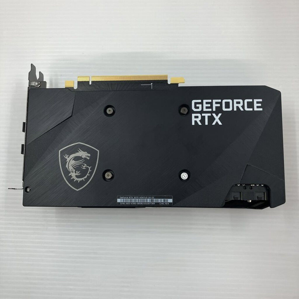 中古 MSI GeForce RTX 3070 VENTUS 2X OC (RTX3070 8G) 143902