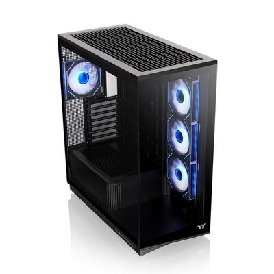 Thermaltake  Stage 450 TG ARGB Black CA-12B-00M1WN-00 (ATX ガラス ブラック) 