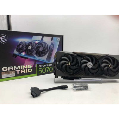 【郡山安積店】中古  MSI GeForce RTX 5070 12G GAMING TRIO OC (RTX5070 12G) 176908 